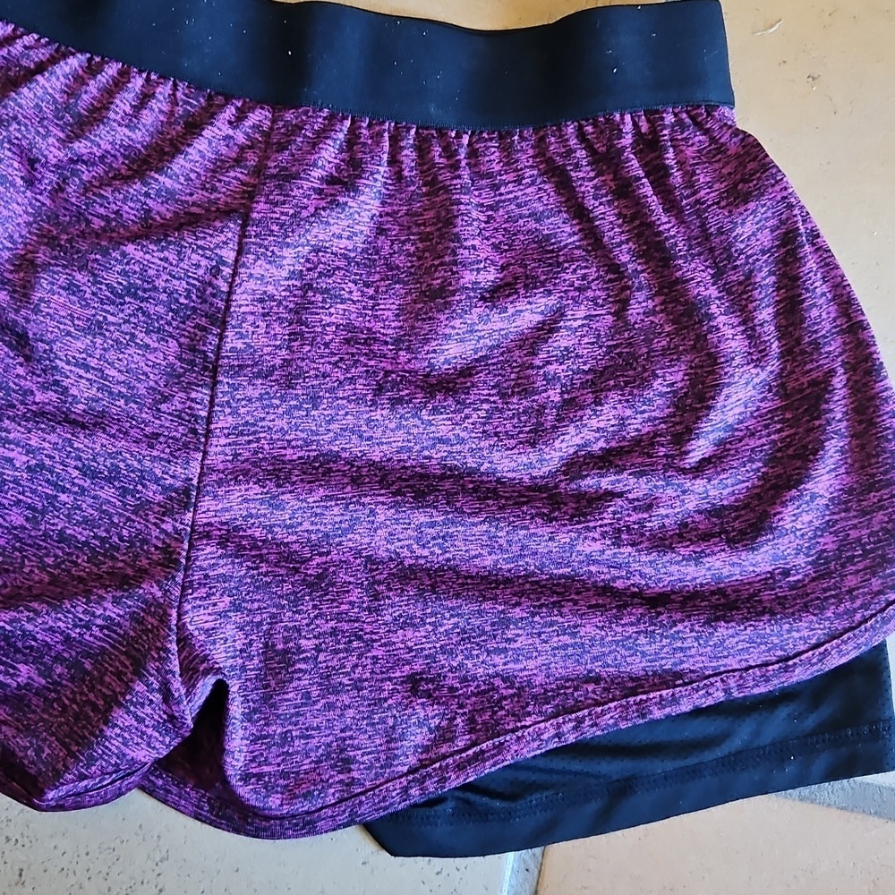 Icyzone Womans Athletic Shorts Built In Biker Shorts Size M - Picture 7 of 8
